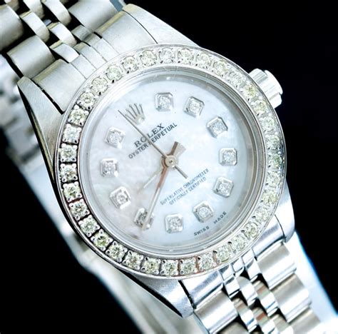 rolex oyster perpetual 47 diamonds|rolex oyster perpetual diamond bezel.